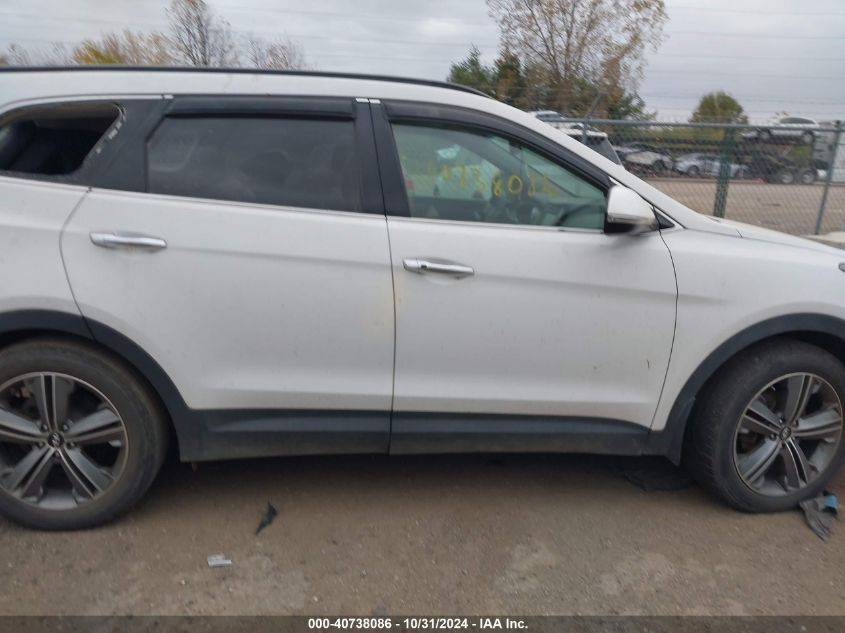 2016 Hyundai Santa Fe Se VIN: KM8SRDHFXGU139954 Lot: 40738086