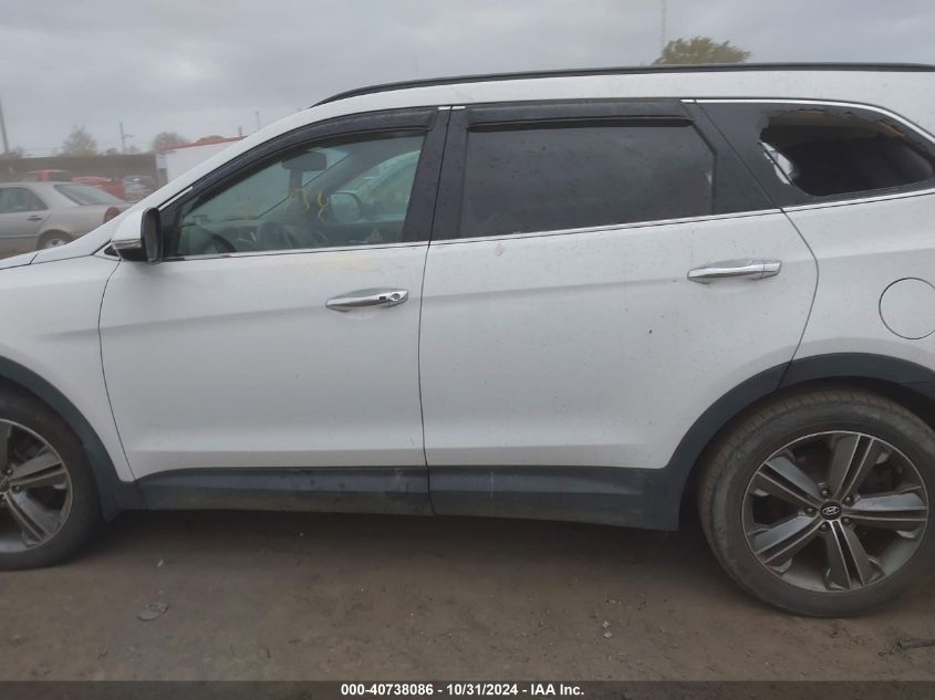 2016 Hyundai Santa Fe Se VIN: KM8SRDHFXGU139954 Lot: 40738086