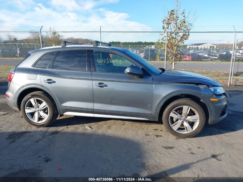 2018 Audi Q5 2.0T Premium/2.0T Tech Premium VIN: WA1ANAFYXJ2019017 Lot: 40738096