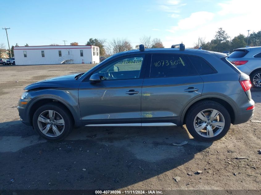 2018 Audi Q5 2.0T Premium/2.0T Tech Premium VIN: WA1ANAFYXJ2019017 Lot: 40738096