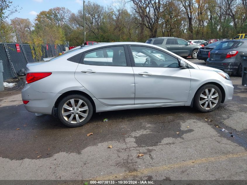 2013 Hyundai Accent Gls VIN: KMHCU4AE4DU436279 Lot: 40738133