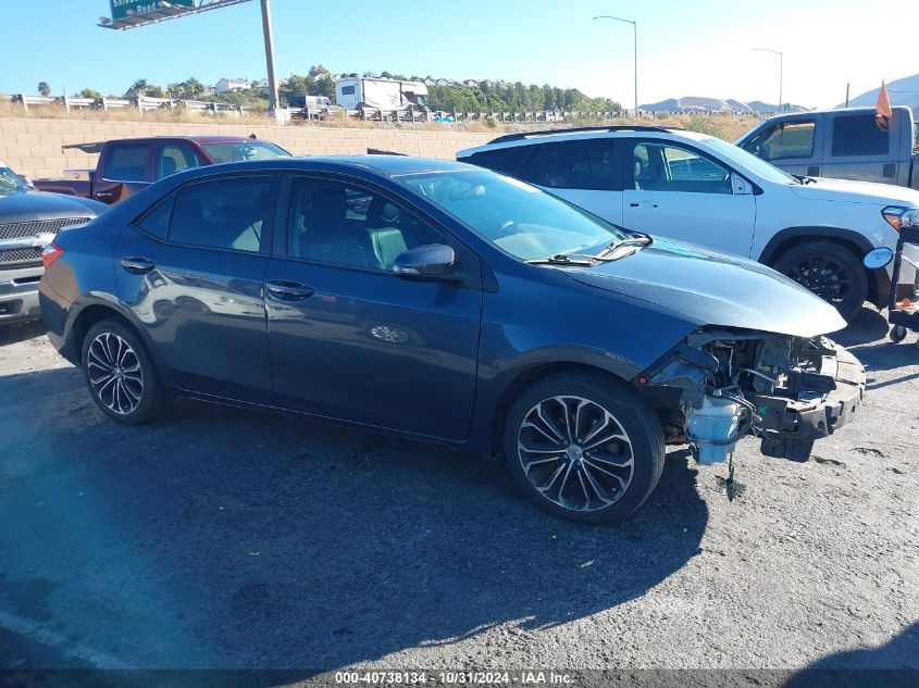 2014 Toyota Corolla S Plus VIN: 2T1BURHE0EC080270 Lot: 40738134