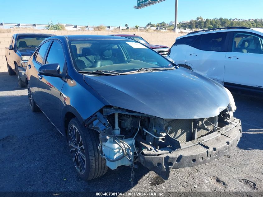 2014 Toyota Corolla S Plus VIN: 2T1BURHE0EC080270 Lot: 40738134