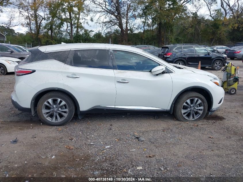 2015 Nissan Murano Sl VIN: 5N1AZ2MG7FN278608 Lot: 40738149