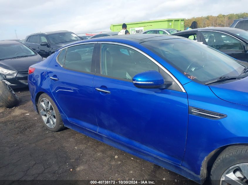 2013 Kia Optima Sx VIN: 5XXGR4A68DG243719 Lot: 40738173