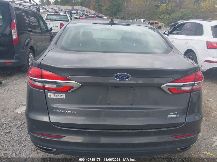 2019 Ford Fusion Se VIN: 3FA6P0T97KR236489 Lot: 40738178