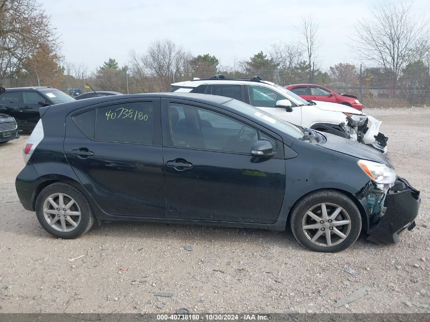 2012 Toyota Prius C Three VIN: JTDKDTB30C1029339 Lot: 40738180