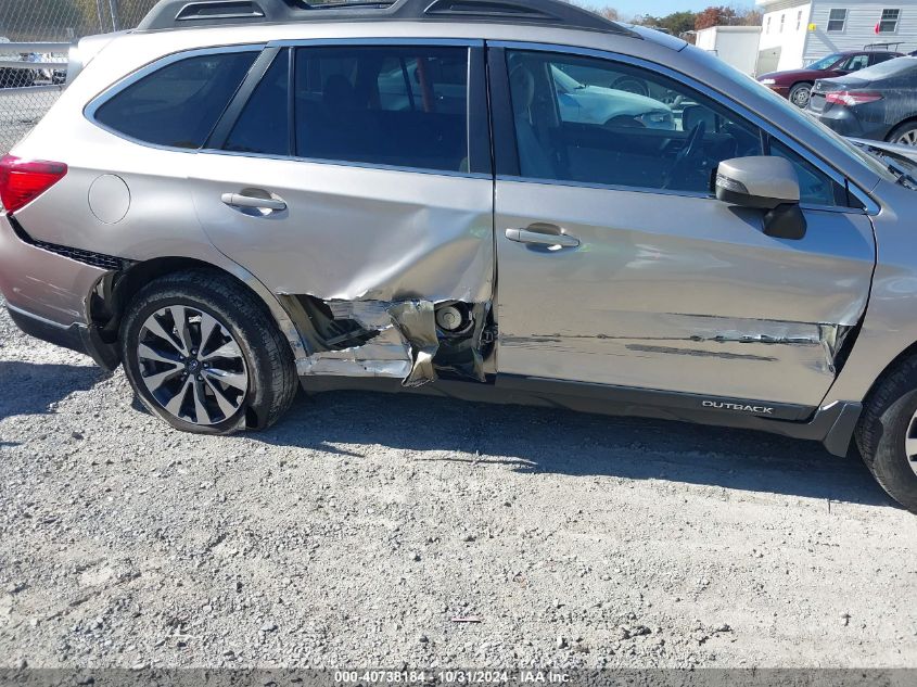 2015 Subaru Outback 3.6R Limited VIN: 4S4BSELC4F3276903 Lot: 40738184