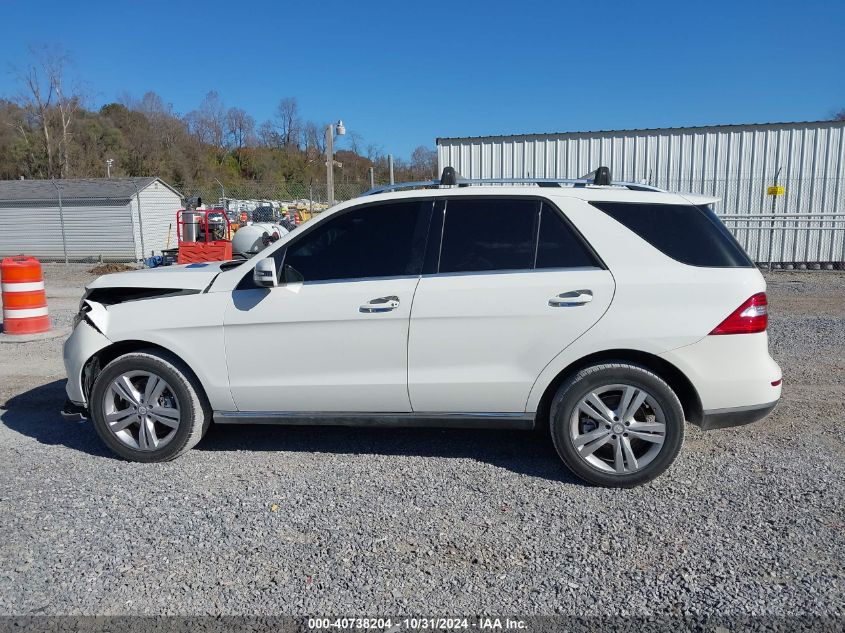 2013 Mercedes-Benz Ml 350 4Matic VIN: 4JGDA5HB7DA123033 Lot: 40738204