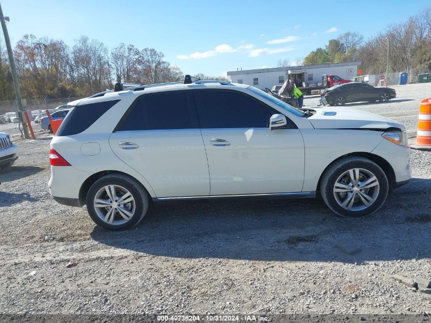 2013 Mercedes-Benz Ml 350 4Matic VIN: 4JGDA5HB7DA123033 Lot: 40738204