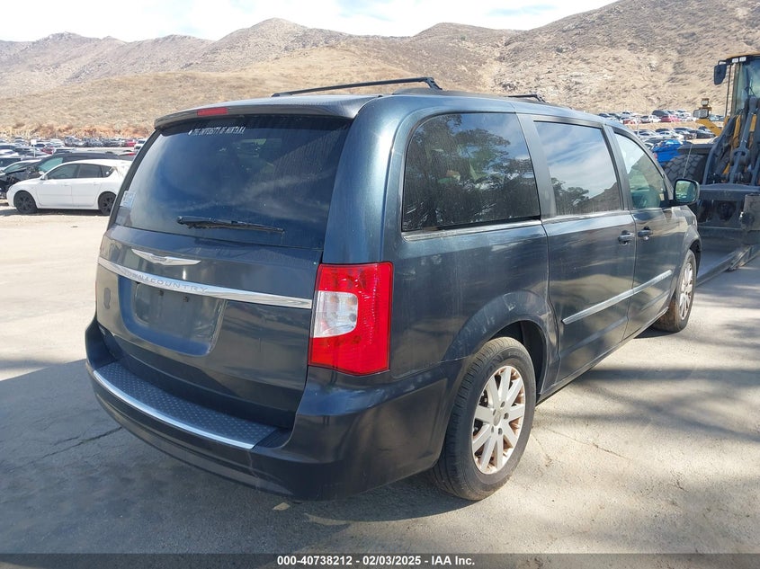 Vin: 2c4rc1bg9dr776430, lot: 41227622, chrysler town & country touring 20134