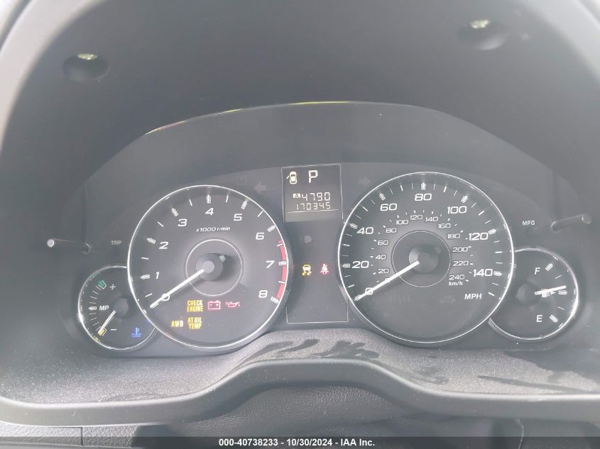 2012 Subaru Outback 2.5I VIN: 4S4BRBAC6C3233575 Lot: 40738233