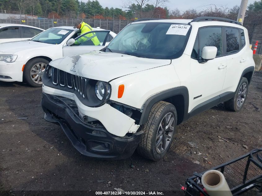 VIN ZACCJBBB9HPF10874 2017 Jeep Renegade, Latitude 4X4 no.2