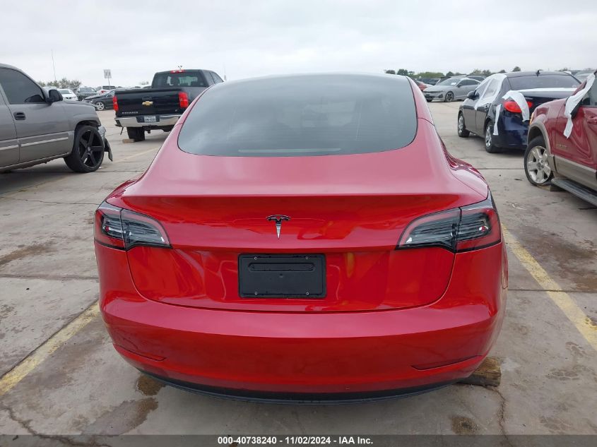 2023 Tesla Model 3 Rear-Wheel Drive VIN: 5YJ3E1EA4PF714537 Lot: 40738240