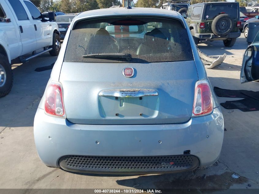 2015 Fiat 500E Battery Electric VIN: 3C3CFFGE0FT503091 Lot: 40738244