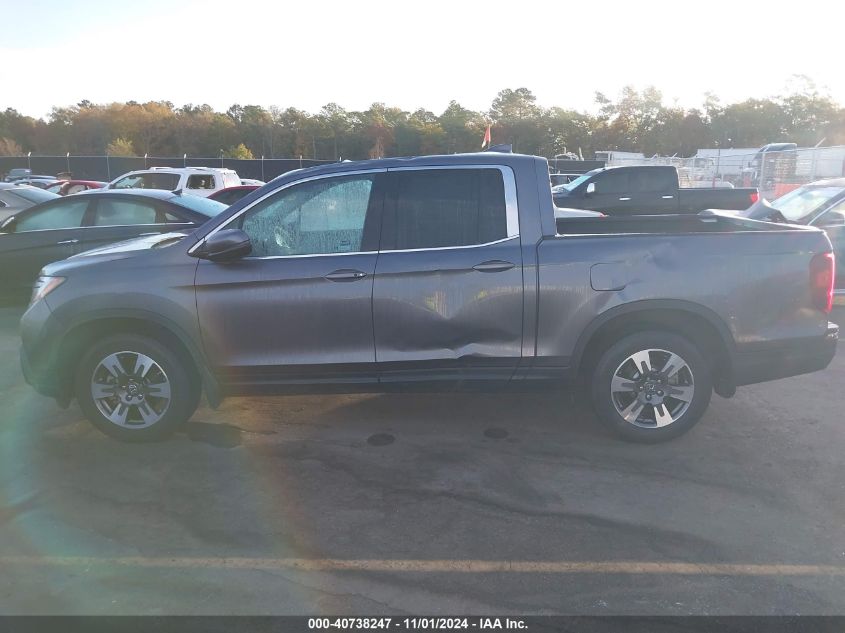 2019 Honda Ridgeline Rtl VIN: 5FPYK2F53KB008410 Lot: 40738247