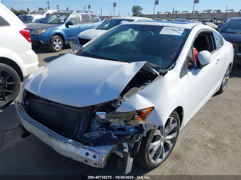 2012 Honda Civic Si VIN: 2HGFG4A55CH700654 Lot: 40738270