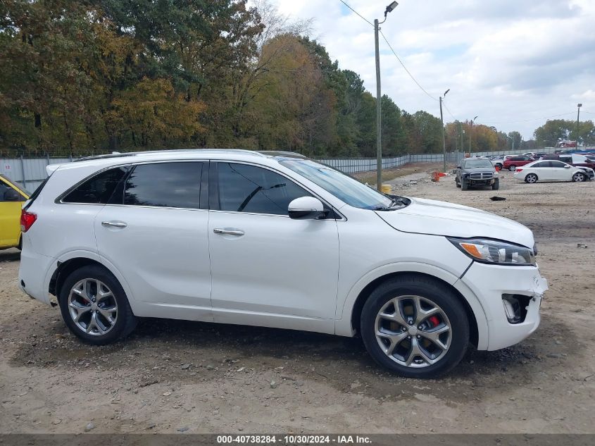 2017 Kia Sorento 3.3L Sx VIN: 5XYPK4A58HG226884 Lot: 40738284