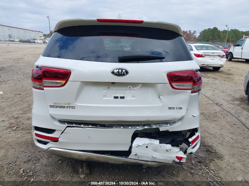 2017 Kia Sorento 3.3L Sx VIN: 5XYPK4A58HG226884 Lot: 40738284