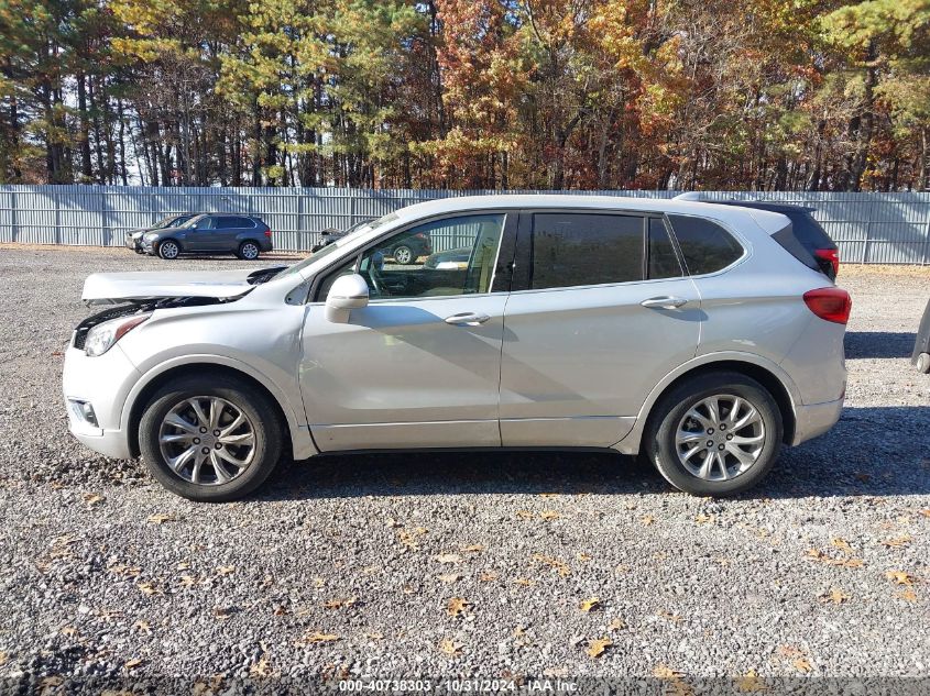 2019 Buick Envision Fwd Preferred VIN: LRBFXBSA4KD010533 Lot: 40738303