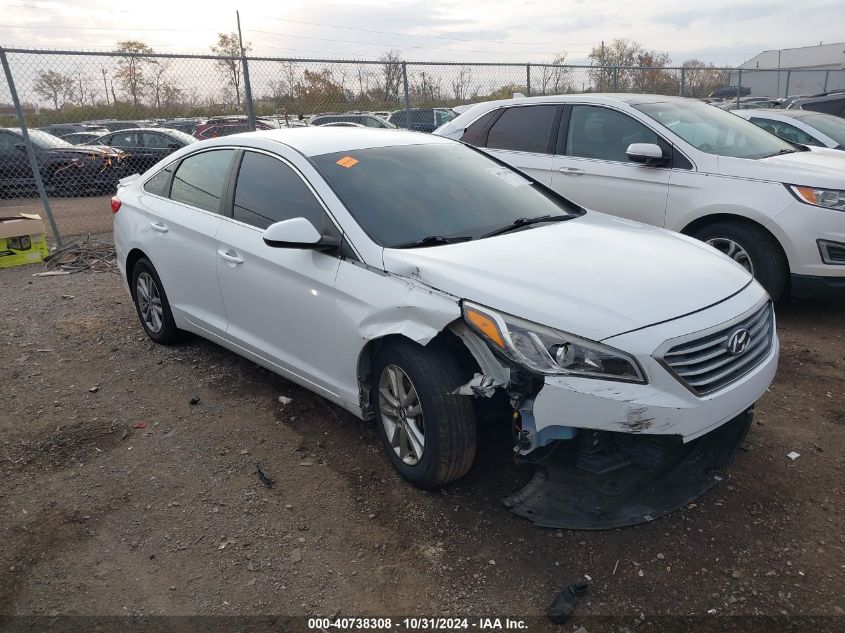 2017 Hyundai Sonata VIN: 5NPE24AF1HH459322 Lot: 40738308