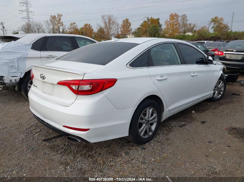 2017 Hyundai Sonata VIN: 5NPE24AF1HH459322 Lot: 40738308