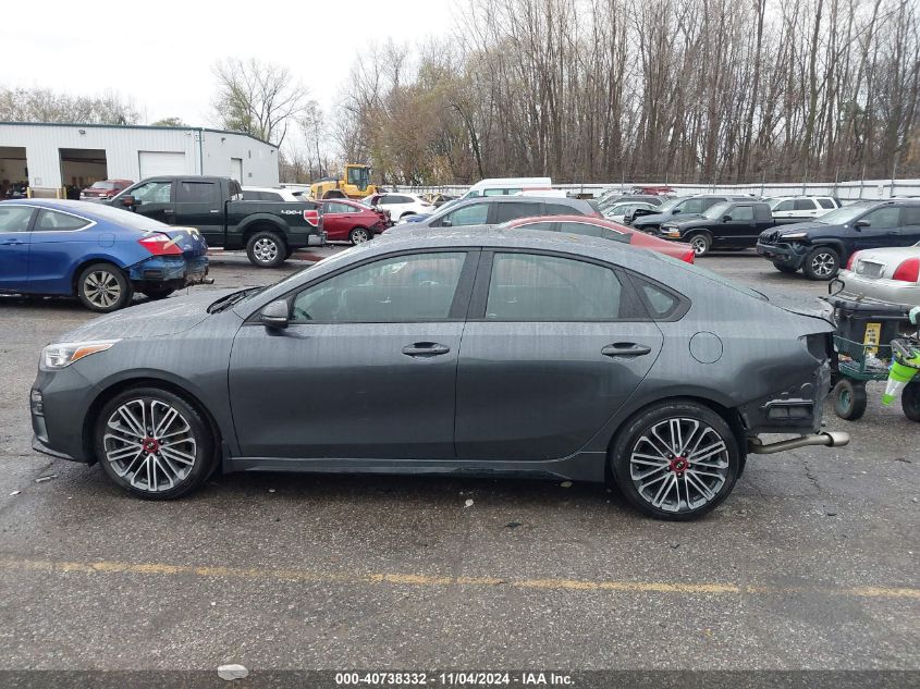 2020 Kia Forte Gt VIN: 3KPF44AC6LE161687 Lot: 40738332