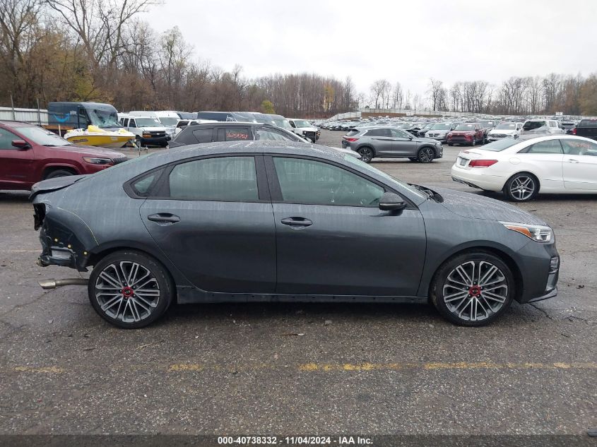 2020 Kia Forte Gt VIN: 3KPF44AC6LE161687 Lot: 40738332