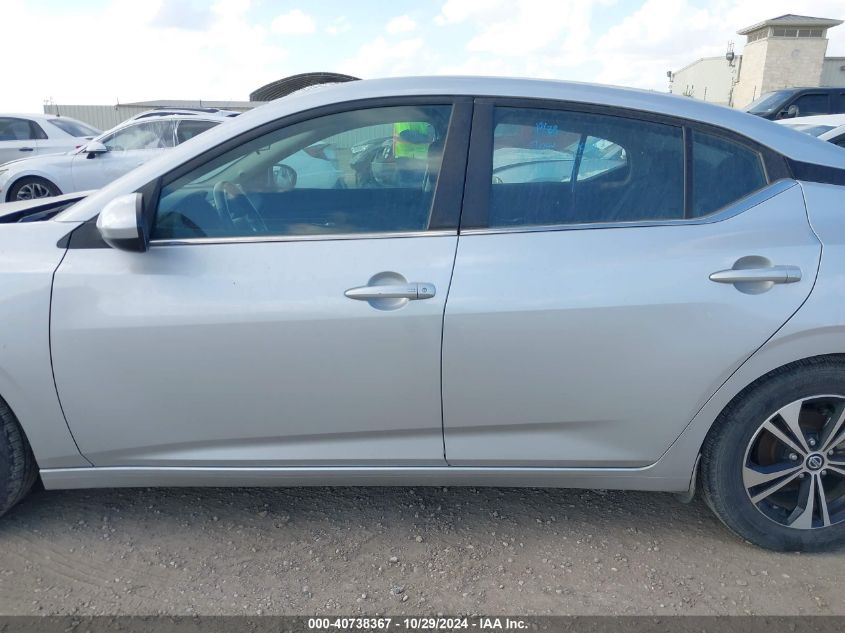 2022 Nissan Sentra Sv Xtronic Cvt VIN: 3N1AB8CV1NY242378 Lot: 40738367