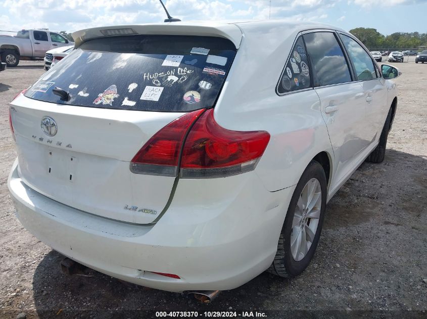 2013 Toyota Venza Le VIN: 4T3BA3BBXDU036012 Lot: 40738370