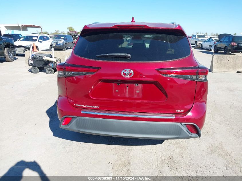 2020 Toyota Highlander Xle VIN: 5TDGZRAH0LS007464 Lot: 40738389