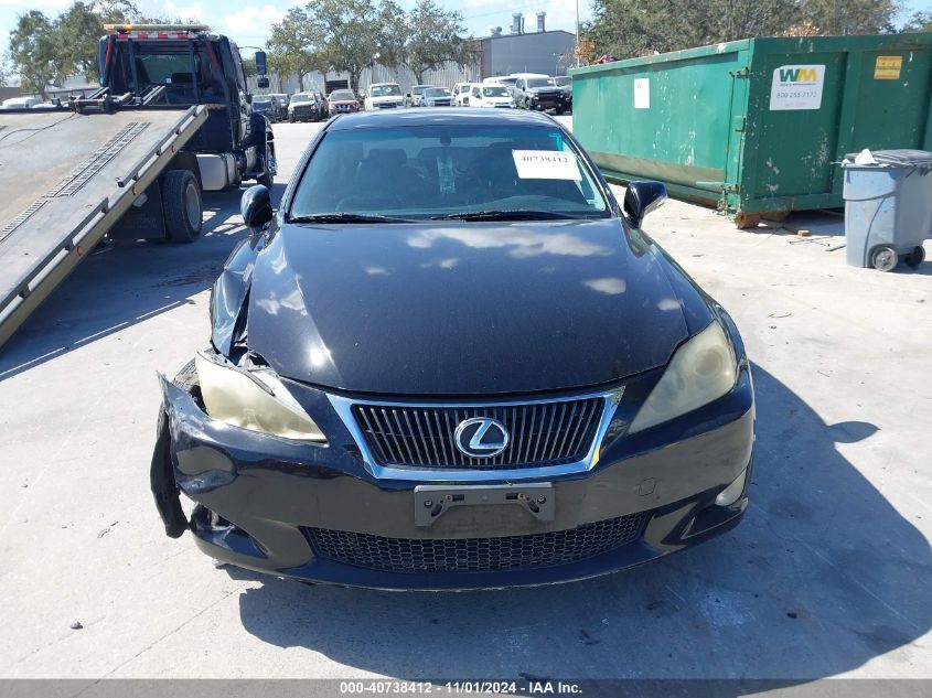 2009 Lexus Is 250 VIN: JTHBK262992090093 Lot: 40738412