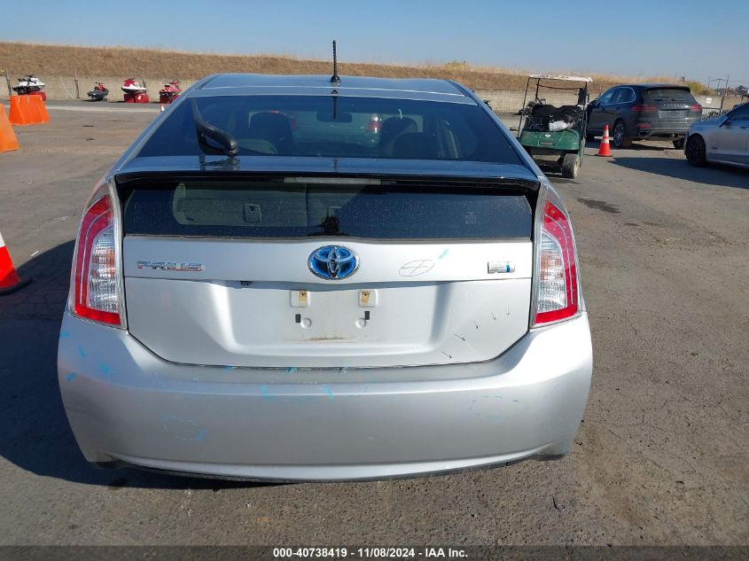 2015 Toyota Prius Two VIN: JTDKN3DU2F0429805 Lot: 40738419