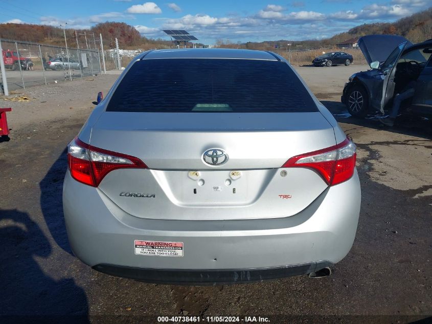 2016 Toyota Corolla L VIN: 5YFBURHE3GP400409 Lot: 40738461