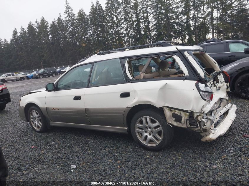 2001 Subaru Outback VIN: 4S3BH665817659038 Lot: 40738462