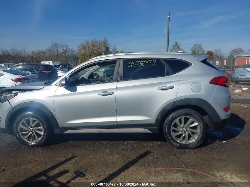 2018 Hyundai Tucson Sel VIN: KM8J3CA4XJU706297 Lot: 40738477