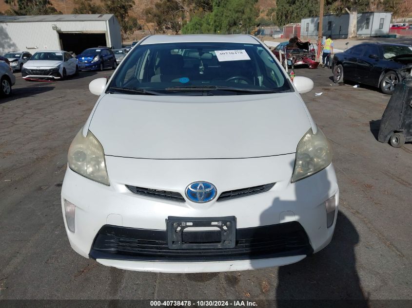 2013 Toyota Prius Two VIN: JTDKN3DU8D1732966 Lot: 40738478