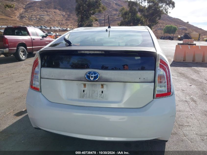 2013 Toyota Prius Two VIN: JTDKN3DU8D1732966 Lot: 40738478