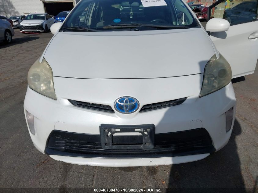 2013 Toyota Prius Two VIN: JTDKN3DU8D1732966 Lot: 40738478