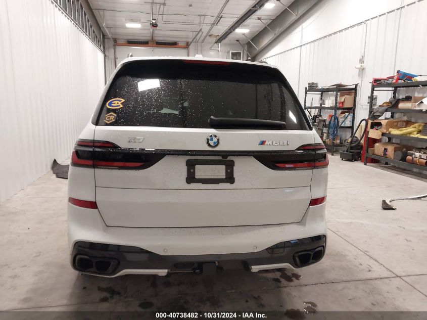 2024 BMW X7 M60I VIN: 5UX33EM05R9T46595 Lot: 40738482