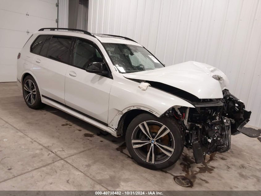 2024 BMW X7 M60I VIN: 5UX33EM05R9T46595 Lot: 40738482