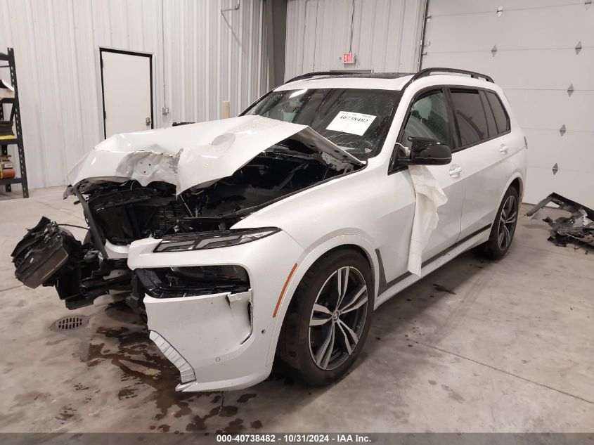 2024 BMW X7 M60I VIN: 5UX33EM05R9T46595 Lot: 40738482