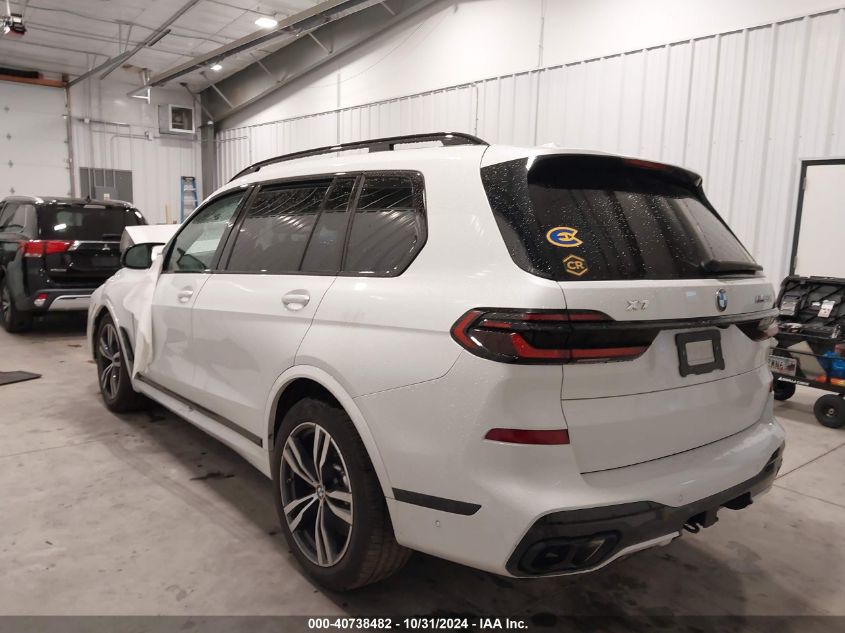 2024 BMW X7 M60I VIN: 5UX33EM05R9T46595 Lot: 40738482