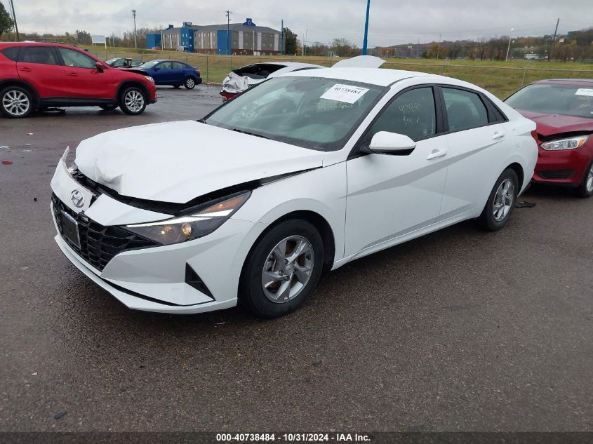 2022 Hyundai Elantra Se VIN: 5NPLL4AG5NH062480 Lot: 40738484