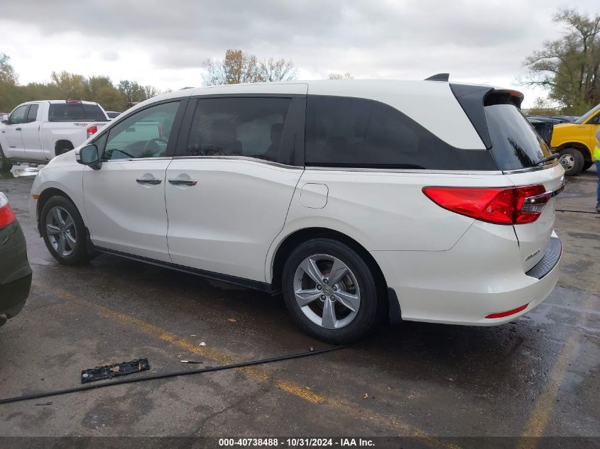 2019 Honda Odyssey Ex-L VIN: 5FNRL6H72KB016403 Lot: 40738488