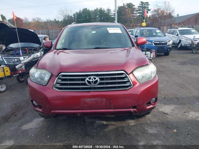 2008 Toyota Highlander Sport VIN: JTEES43A782022939 Lot: 40738526