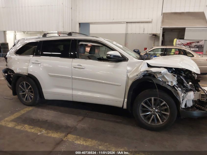 2017 Toyota Highlander Xle VIN: 5TDJZRFH5HS363236 Lot: 40738534