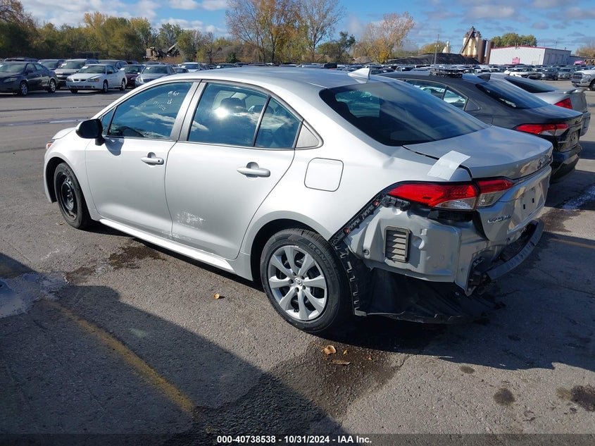 VIN 5YFEPMAE1NP358269 2022 TOYOTA COROLLA LE