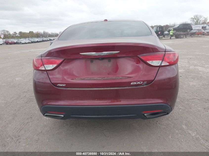 2015 Chrysler 200 S VIN: 1C3CCCDG8FN656802 Lot: 40738550