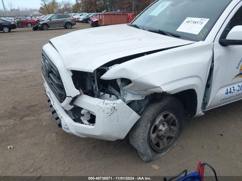 2018 Toyota Tacoma Sr VIN: 5TFRX5GN7JX128133 Lot: 40738571